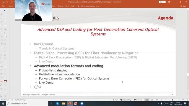 Advanced DSP and Coding for Next Generation Coherent Optical Systems [OSA Webinar] смотреть онлайн