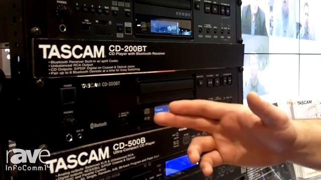 InfoComm 2014: Tascam Presents Its CD-200iL Rack-Mountable CD Player with iPod Dock смотреть онлайн