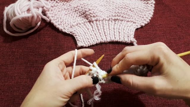 Свитер из толстой пряжи oversize/Часть 3 смотреть онлайн