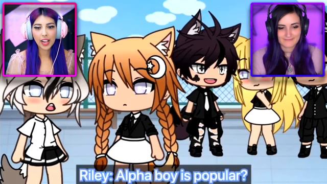 My Online Friend Is The ALPHA!! W/LaurenzSide 🐾 (Gacha Life Mini Movie Reaction)