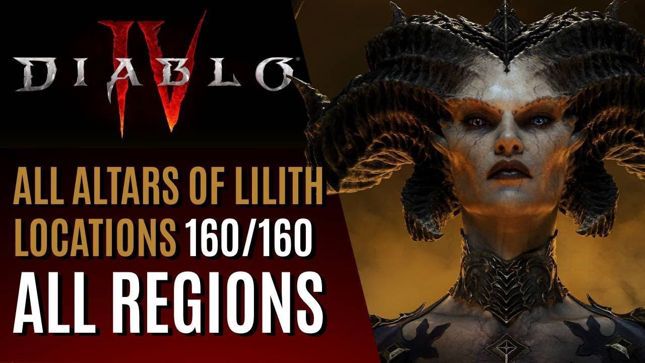 All Altars of Lilith Locations - Diablo 4 Guide Walkthrough смотреть онлайн
