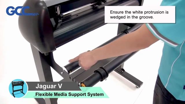 GCC Cutting Plotter - Instruction of Stand and Media Basket Installation смотреть онлайн