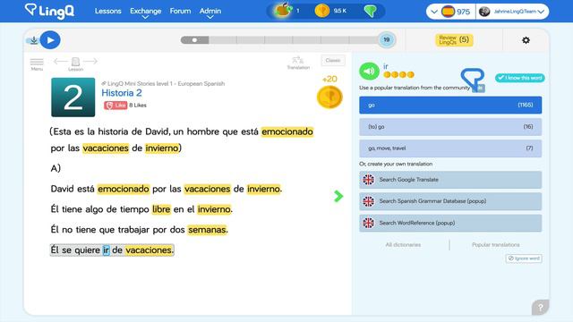 Translating and Saving Words in the LingQ Reader смотреть онлайн