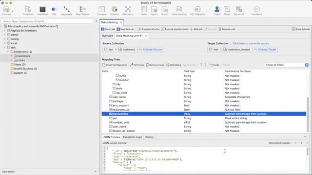 Data Masking MongoDB | Using Studio 3T смотреть онлайн