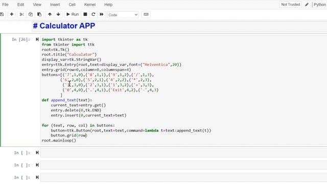 Calculator application using python with GUI (tkinter library) | Projects in python @VR-Universe смотреть онлайн