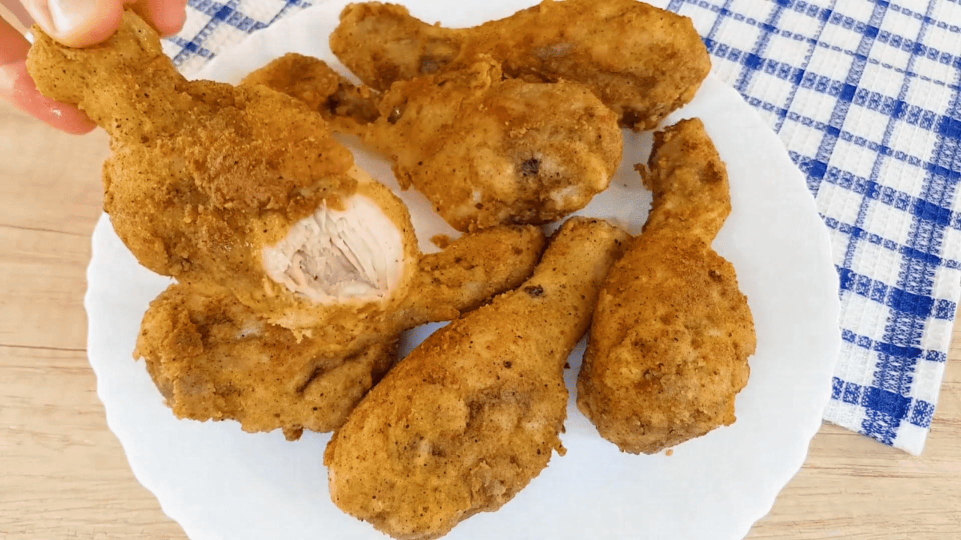 Жареные куриные ножки смотреть онлайн