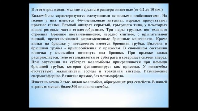 Животные (Часть 64) - Класс Скрыточелюстные насекомые (Отряды: Бессяжковые, Ногохвостки, Двухвостки смотреть онлайн