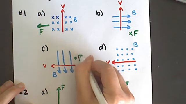 Physics 7.3 Practice Key - Magnetic Force Right Hand Rule смотреть онлайн