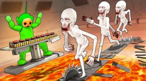 СЛЕНДИПУЗИК ПРОТИВ ТОЛПЫ СКРОМНИКОВ! КТО ПОБЕДИТ? ДИКАЯ ДОРОГА СМЕРТИ С SCP В Garry`s Mod