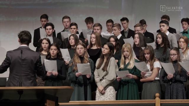 Пение «Мы ждем с небес Христа» - Подростковый хор смотреть онлайн
