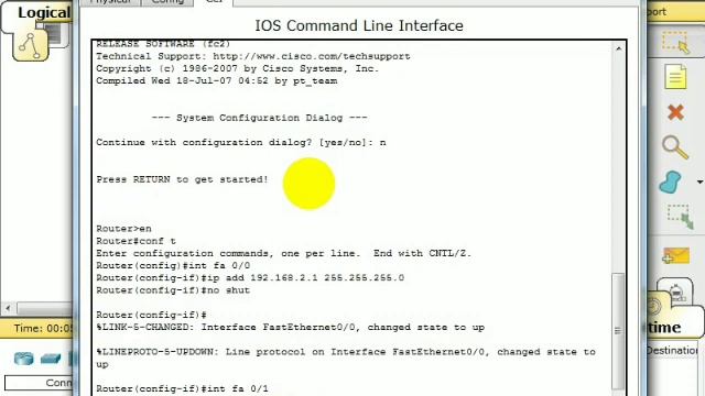 tutorial Cara konfigurasi Routing Statis menggunakan Cisco paket tracer смотреть онлайн