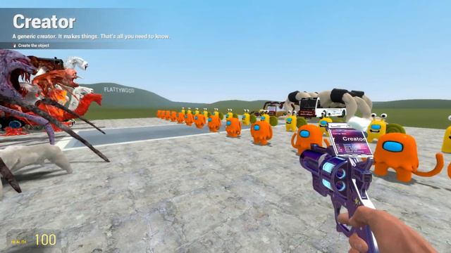 MONSTER BATTLE: ALL MONSTER THOMAS, CAR EATER, BUS EATER VS BANBAN AMOGUS IN GARRY'S MOD!! смотреть онлайн