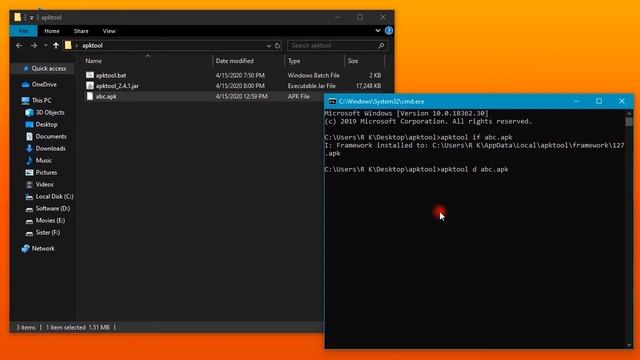 How to Install/Use ApkTool смотреть онлайн