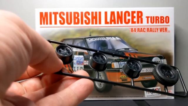 Beemax Mitsubishi Lancer Turbo RAC Rally 1984 kit overview. смотреть онлайн