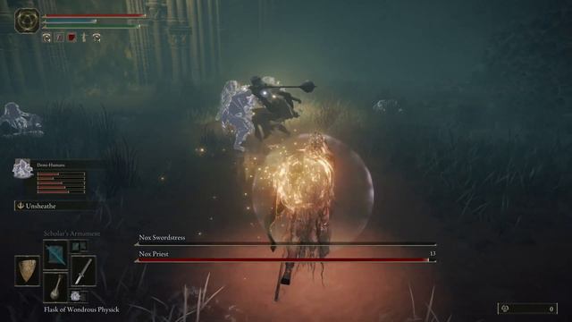 Elden Ring - Nox Swordstress & Nox Priest Boss Fight - Lusat’s Glintstone Staff - Walkthrough #34 смотреть онлайн