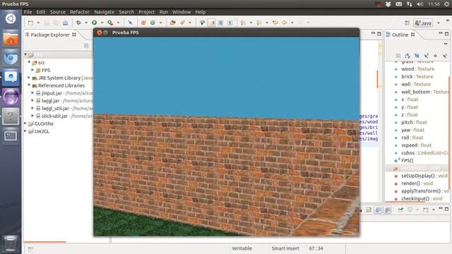 Java First Person 3D LWJGL смотреть онлайн