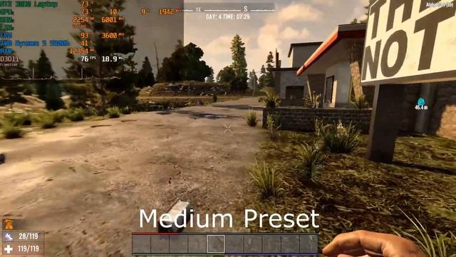 7 Days To Die (3050 Laptop) (Ryzen 5 5600H) смотреть онлайн