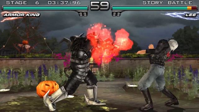 Tekken Dark Resurrection Story Battle - Armor King (PPSSPP) смотреть онлайн