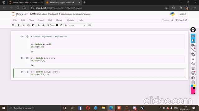 LAMBDA FUNCTION PYTHON|LECTURE-15#17 |GAURANSH LUTHRA | #python #lambdafunctions #functions смотреть онлайн