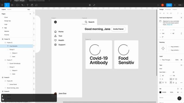 How to Design App Dashboard in Figma (4/4) смотреть онлайн
