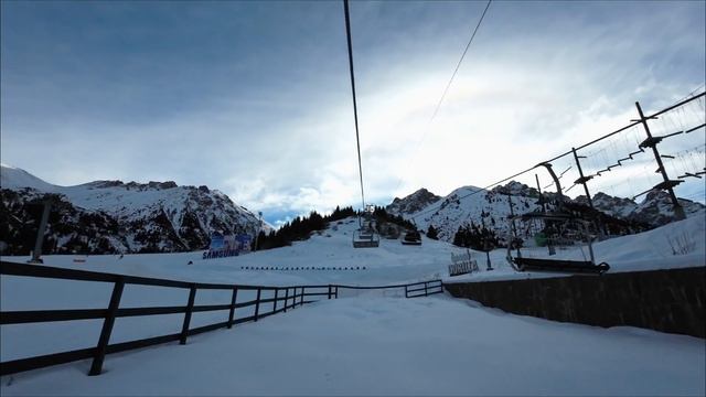 Чимбулак. Открытие сезона. Мало снега. ❄️ смотреть онлайн