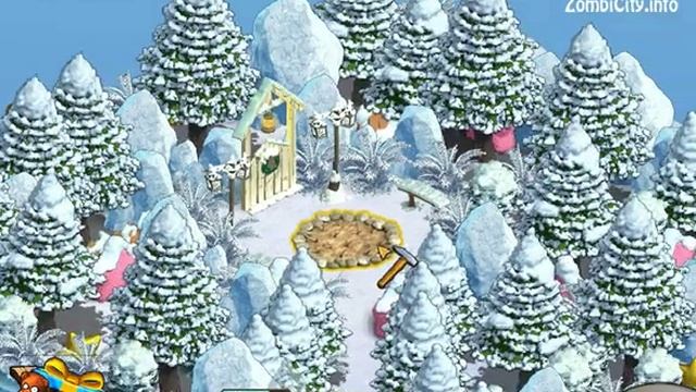 Поездка в Зимний лес в игре Зомби Ферма - от ZombiCity.info смотреть онлайн