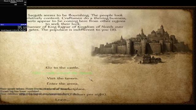 (1:45.94) Mount & Blade: Warband Vassal% *World Record* смотреть онлайн
