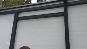 Строим гараж из сэндвич-панелей на сваях. День 4