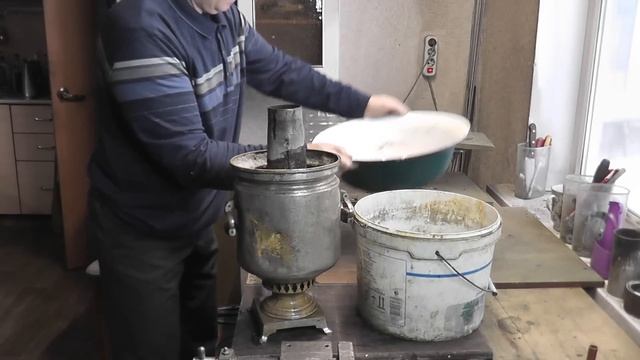 РЕСТАВРАЦИЯ САМОВАРА. Лучшее средство для удаления накипи. смотреть онлайн