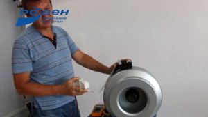Подключение круглого канального вентилятора к сети