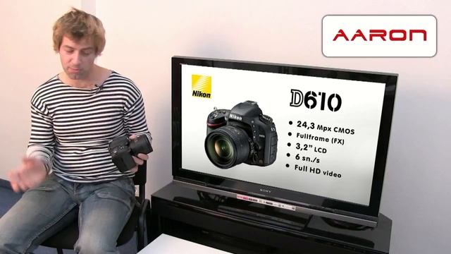 Fotoaparát Nikon D610 - video představení смотреть онлайн