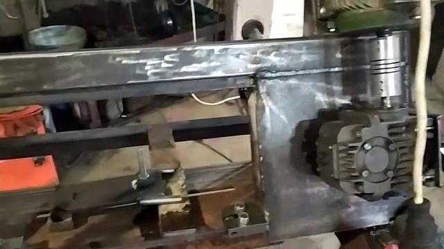 Ленточная пила по металлу своими руками, первый пил.... смотреть онлайн