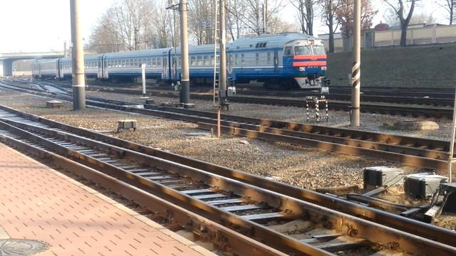 Дизель-поезд ДР1А-213 сообщением "Лида - Гродно" смотреть онлайн