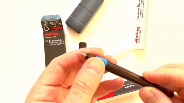 How To Use Rotring Isograph Pen For The First Time