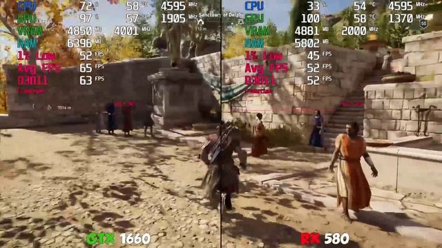 RX 580 vs. GTX 1660. Test in 10 Games смотреть онлайн