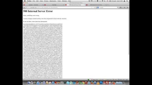 500 Internal Server Error - Youtube Easter Egg смотреть онлайн