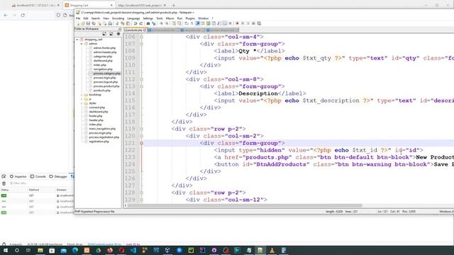 PART 13 | SHOPPING CART PRODUCTS CRUD, ADD, EDIT, DELETE | PHP SHOPPING CART TUTORIALS смотреть онлайн