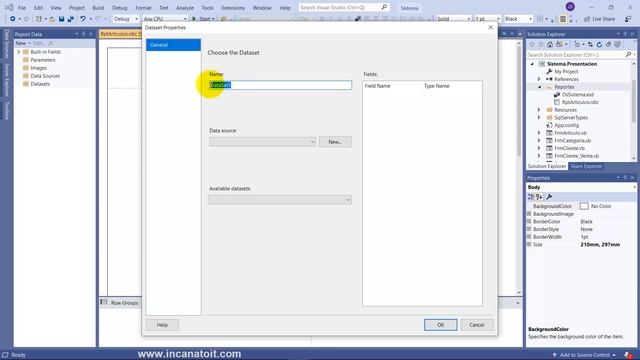 Reportes en Visual Basic .Net con VS 2019 (3-3) Diseñando nuestro reporte смотреть онлайн