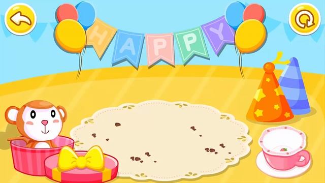 Baby Panda Play & Learn New Words | Animated Stickers - Food Theme | Babybus Kids Games смотреть онлайн