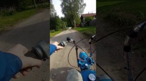 покатушки на мопеде Рига 26 мини #покатушки #РигаМини #Рига #СделановСССР