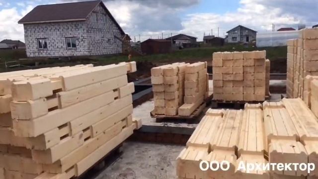 Идеальный профилированный брус камерной сушки 195х145мм. с нарезанными чашами смотреть онлайн