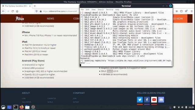 Install Game Albion Online di Linux | Memainkan Game Albion Online di Void Linux смотреть онлайн