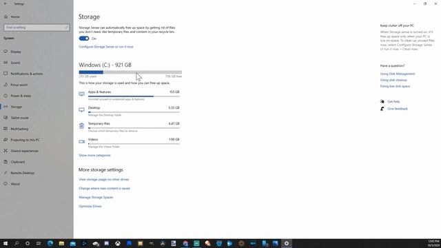 How to View Disk Space on Windows 10 PC & See how it's Used (Easy Method!) смотреть онлайн