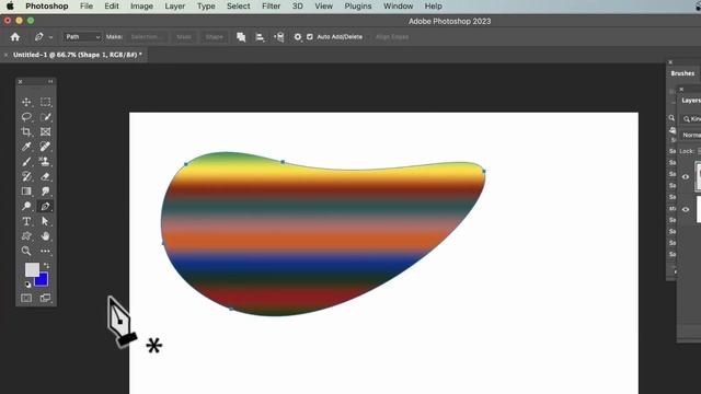 Photoshop Vector Paths To Shapes Tutorial смотреть онлайн