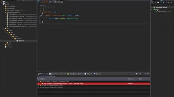 How to solve Build path execution environment Java&compiler compliance specified is 1.7 but JRE 11