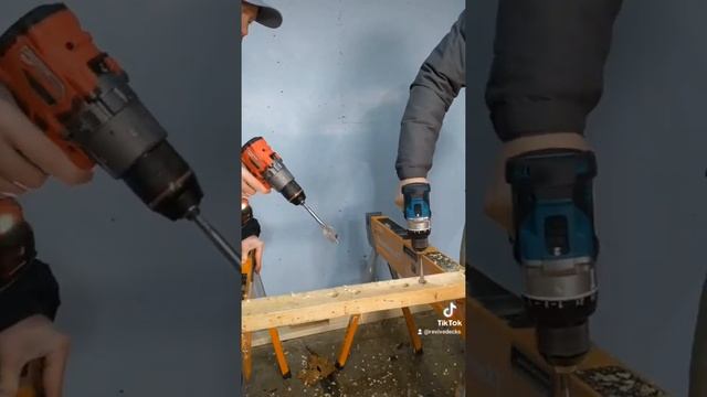 Milwaukee drill vs Makita drill #drillbattles #tools #toolreview смотреть онлайн