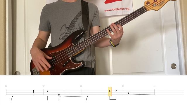 U2 - Landlady (Bass Cover WITH TABS) смотреть онлайн