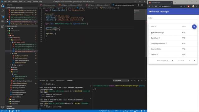 Angular Material part 3: Modals, buttons, inputs, selects, toasts смотреть онлайн