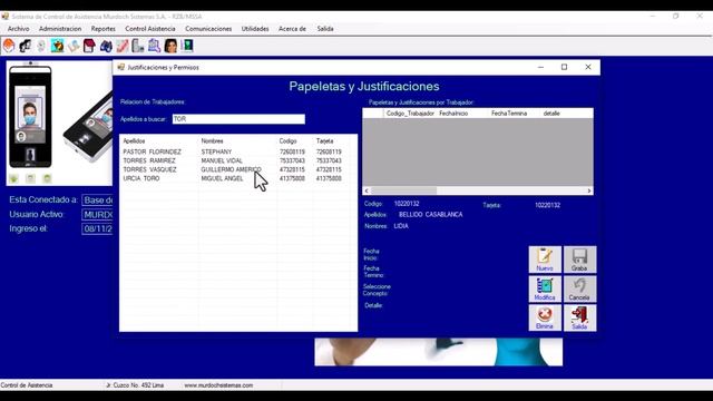 CONTROL DE ASISTENCIA - TIMETECH SQL смотреть онлайн