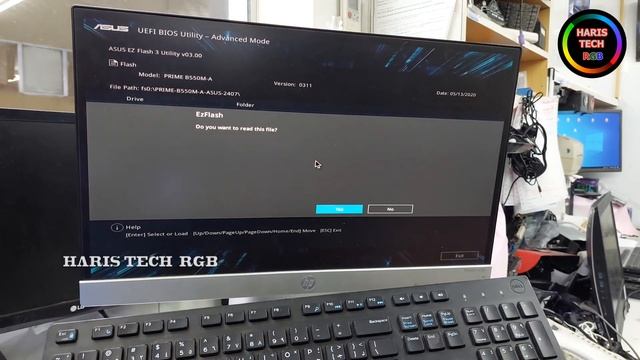Bios/Firmware Upgrade of Asus PRIME B550M-A motherboard for supporting AMD RYZEN 5600X processor смотреть онлайн